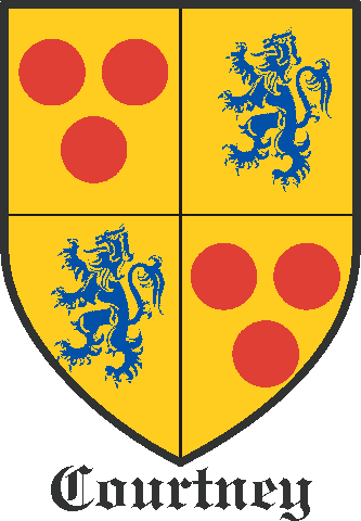 Courtney family crest