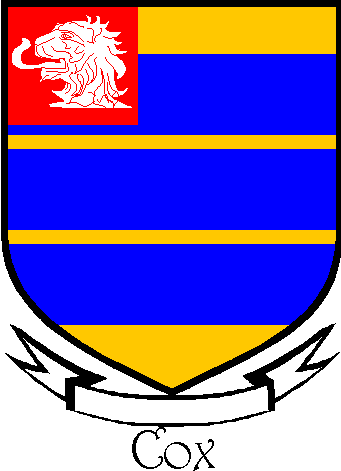 Cowx family crest Cowx family crest