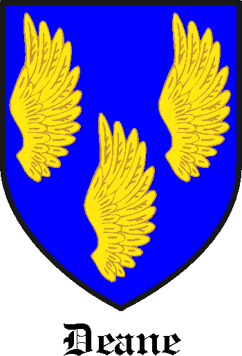 Deane family crest