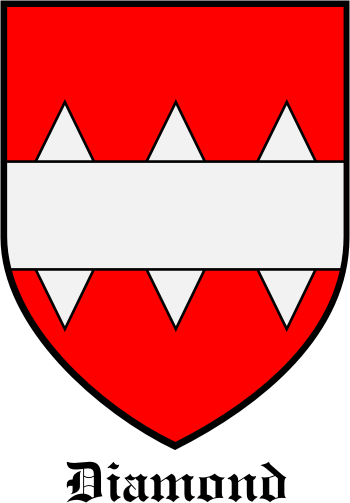 Diamond family crest