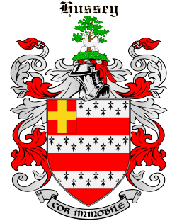 HUSSEY family crest HUSSEY family crest