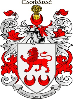 CAVANAGH family crest CAVANAGH family crest