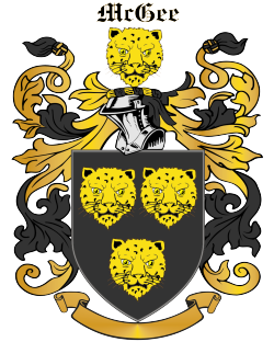 MCGEE family crest MCGEE family crest