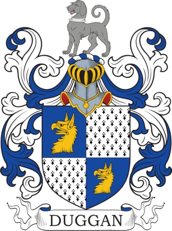 DUGAN family crest DUGAN family crest