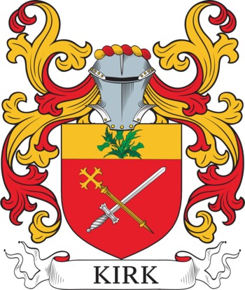 KIRK family crest