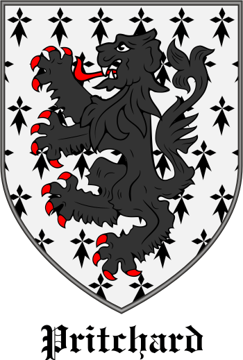 Prichard family crest Prichard family crest
