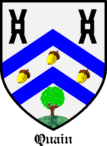 Quain family crest Quain family crest