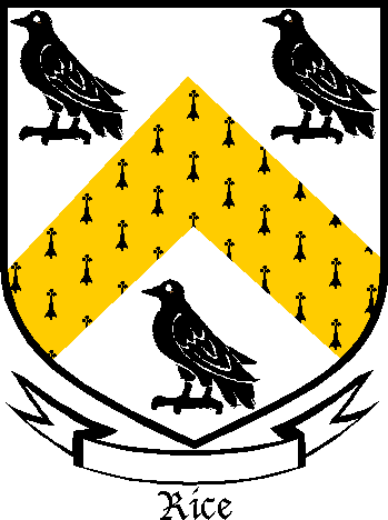 RICE family crest