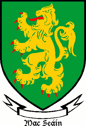 MCSHANE family crest MCSHANE family crest